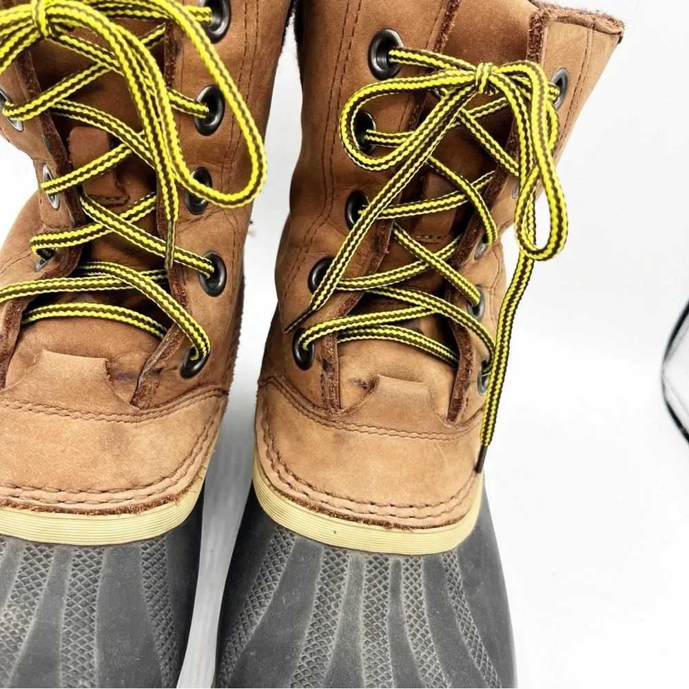 Sorel Slimpack Lace II Waterproof Boot Shoe Fleece Lining